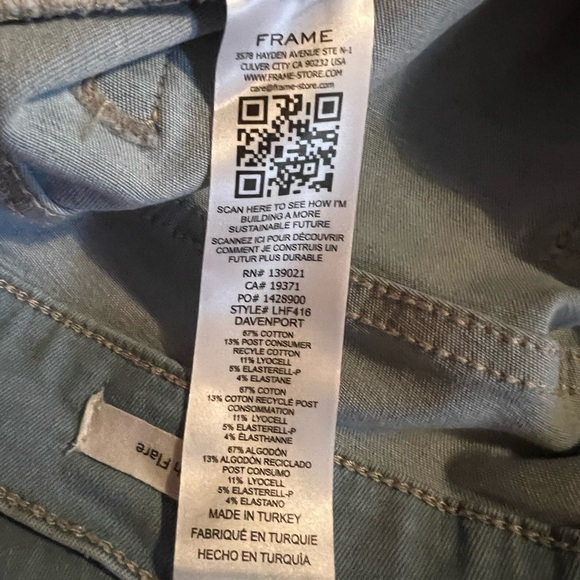 Frame Le High Flare Leg Jeans in Davenport, size 32 - Picture 7 of 7